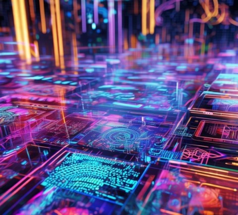 数字时代视觉盛宴，未来科技动态与PPT片头动画
