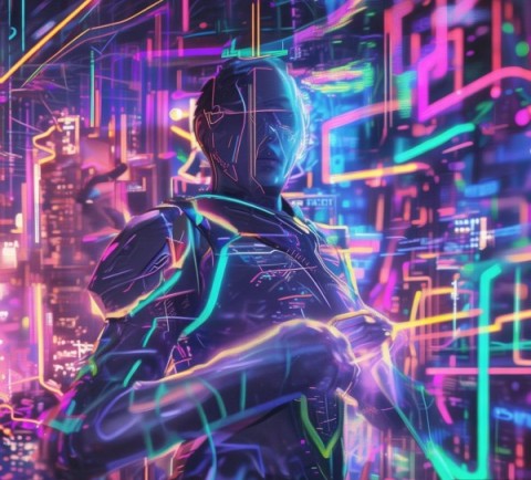 未来科技与设计完美融合，科技海报制作艺术体验