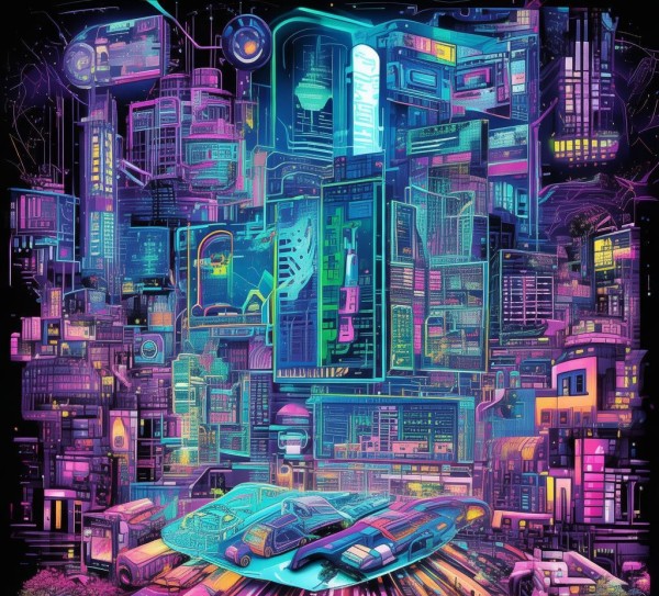 科技与创新手绘海报,未来商业的视觉未来 科技与创新手绘海报,未来商业的视觉未来