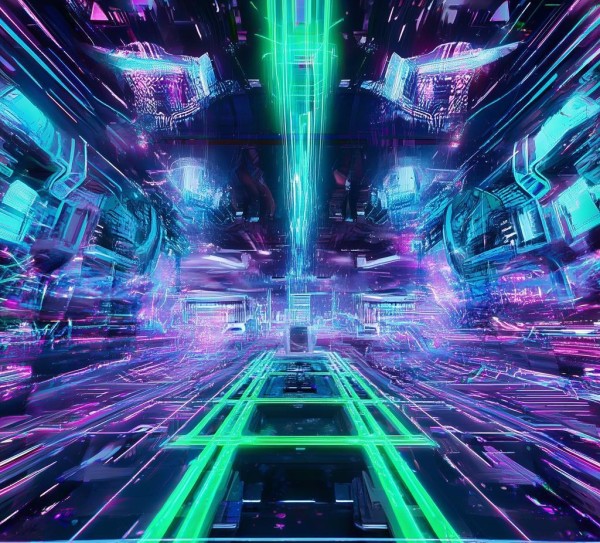 三维高科技动态背景设计，未来科技的创新实践
