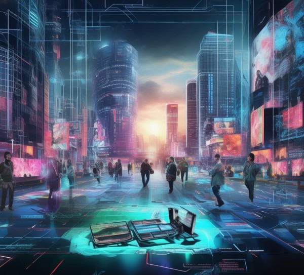 现代科技动态，从创意到应用，从创意到实践—论现代科技动态图片素材的未来